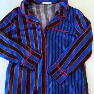 Alice + Olivia Tops - Alice + Olivia stripe PJ top size Small Alice + Olivia Tops - Alice + Olivia stripe PJ top size Small